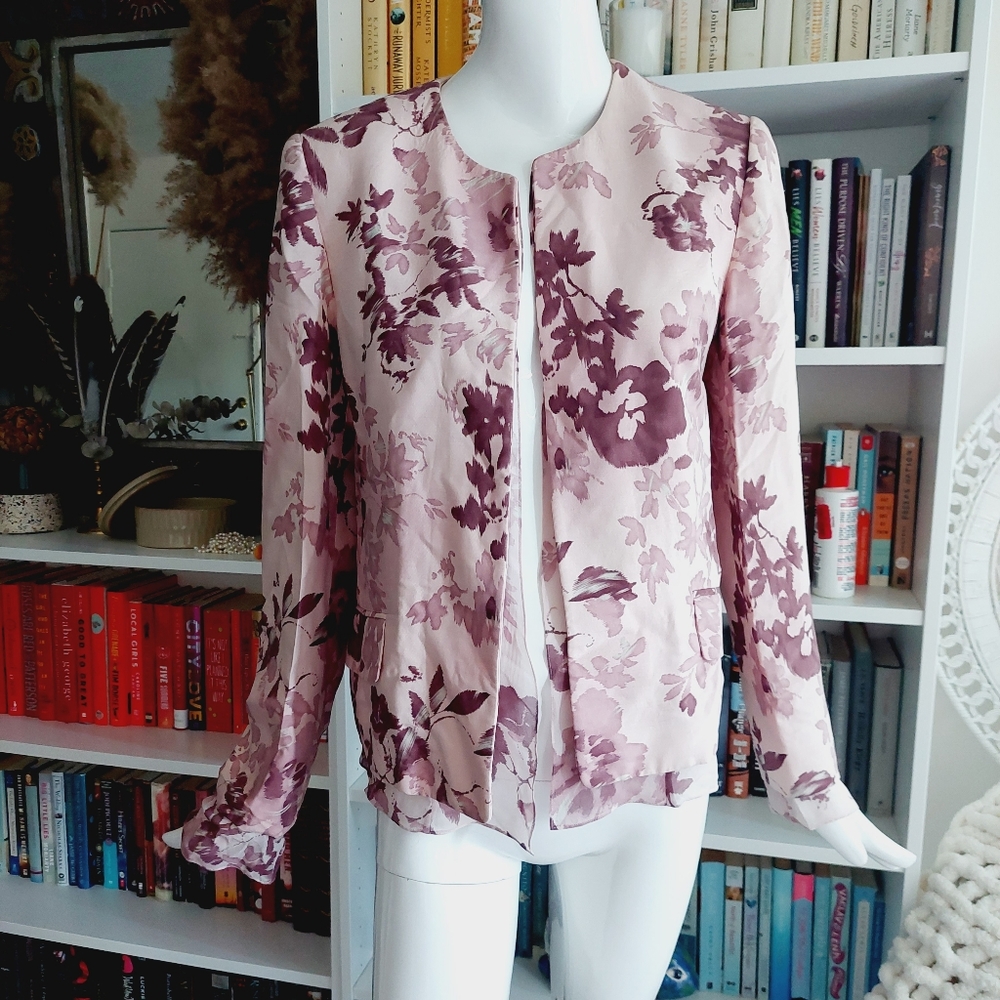 Linda Allard Ellen Tracy Silk Jacket P4002